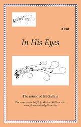 In His Eyes Two-Part choral sheet music cover